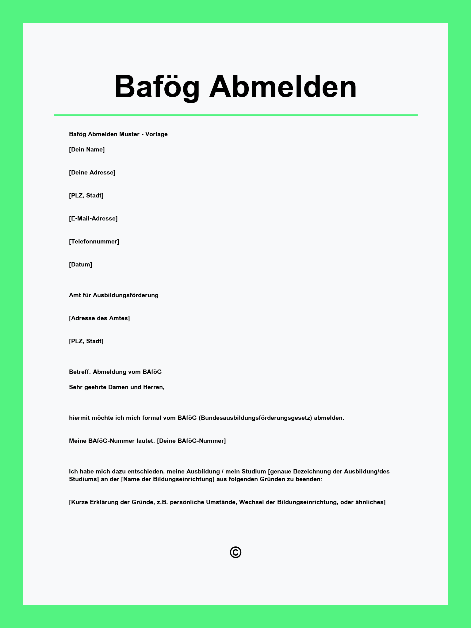 Bafög Abmelden Formular